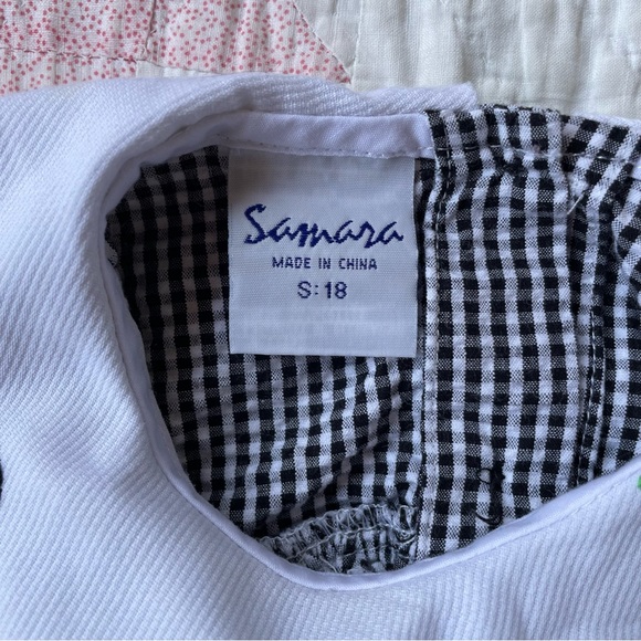 Bee detail gingham dress - Picture 5 of 5